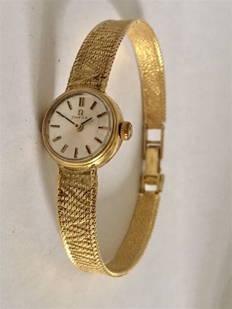 ladies omega gold watch 1970s|1970 omega de ville watch.